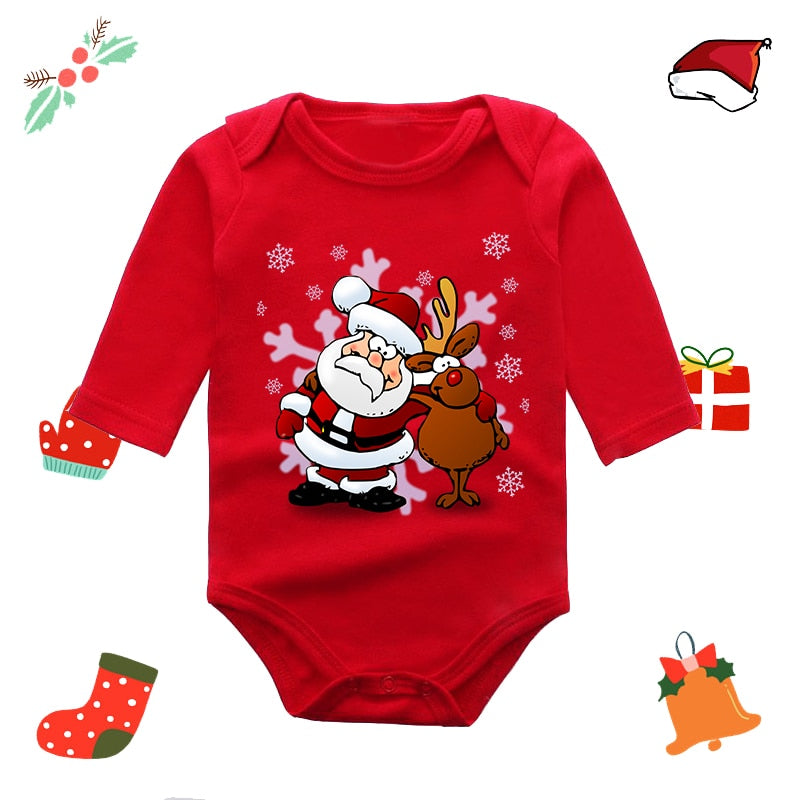 My First Christmas Baby Romper