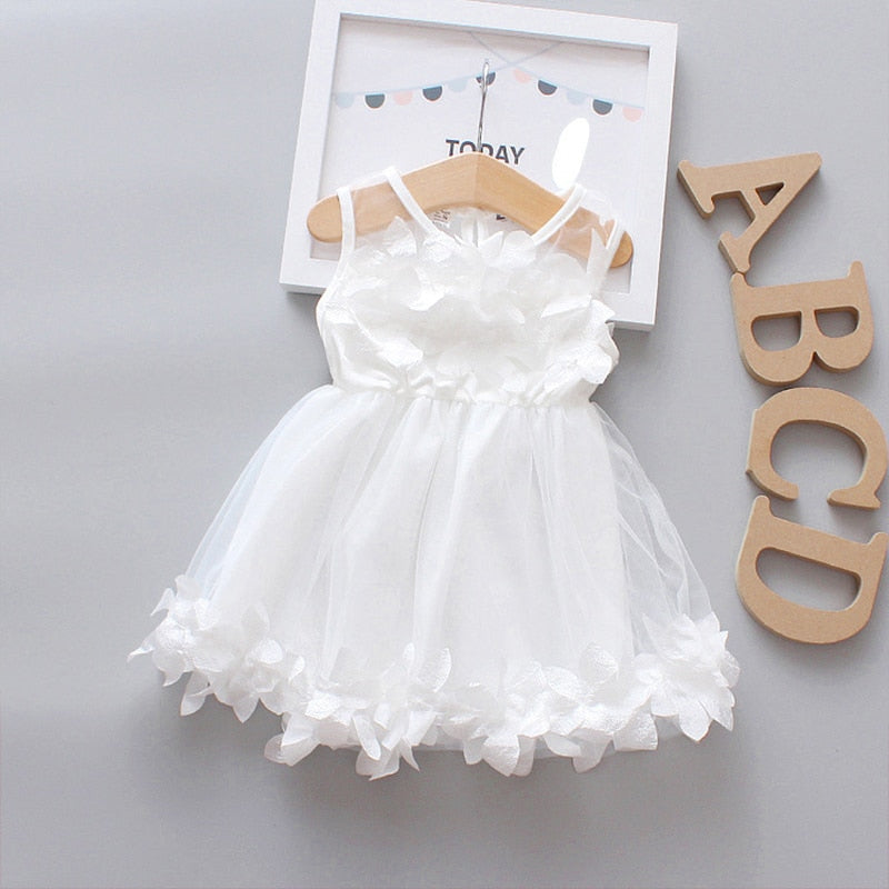 Flower Fairy Baby Girl Party Dress