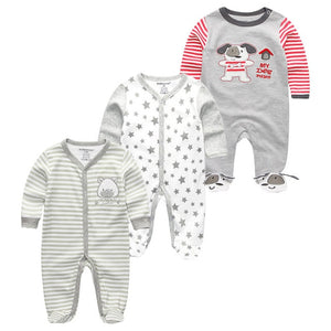 Adorable Baby Rompers - 3 pc combo