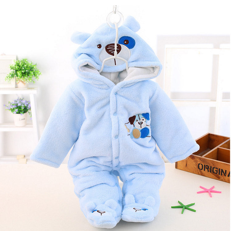 newborn winter gear Cute Baby Winter Outfit blue / 12M
