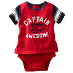 Captain Awesome Baby Romper - Smart Cute Babies