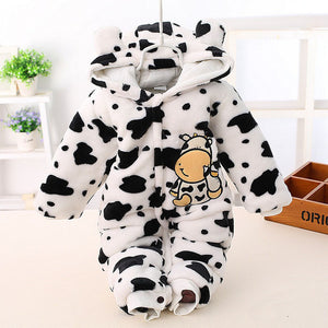 Snuggly Cow-y Romper - Smart Cute Babies