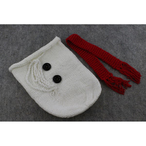 Crochet Snowman Wrap Outfit With Scarf/Hat - Smart Cute Babies