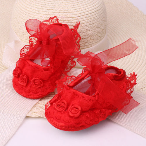 Lace Flowery Formal Baby Shoes - Smart Cute Babies